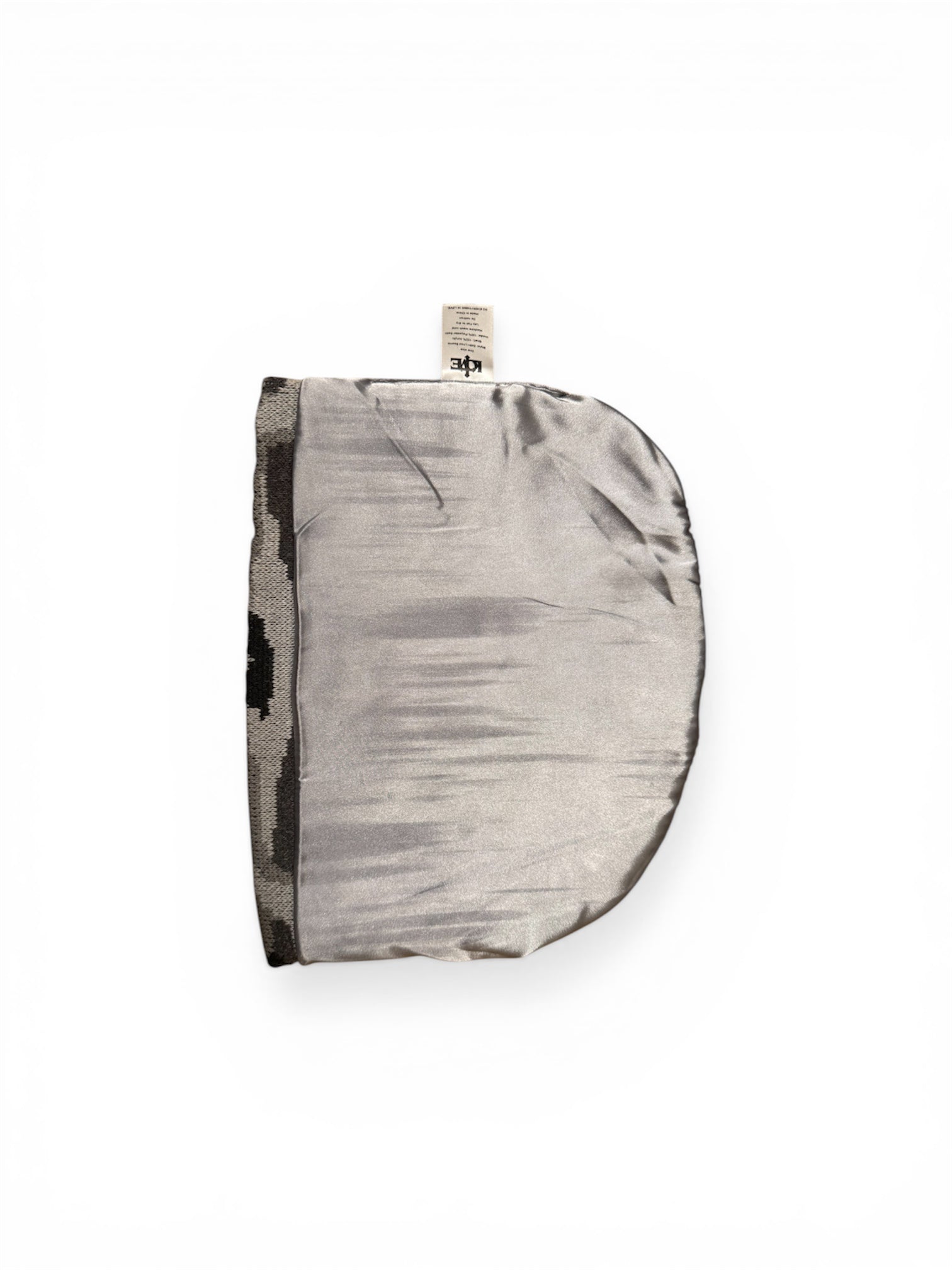 Black Camo Satin-Lined LOVE Beanie